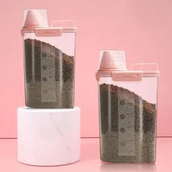 Luftdichter Vorratsbehälter für Lebensmittel – Messbarer Küchen-Organizer