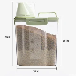 Luftdichter Vorratsbehälter für Lebensmittel – Messbarer Küchen-Organizer