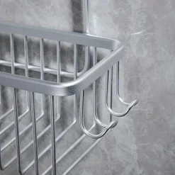 Lume Hanging Shower Caddy - Bathroom Organizer and Storage Solution