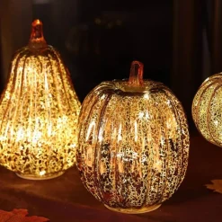 Luminous Pumpkin Lamp - Decorative Halloween Light Fixture