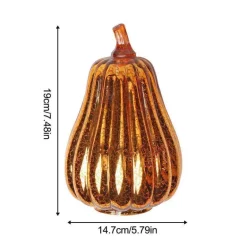 Luminous Pumpkin Lamp - Decorative Halloween Light Fixture