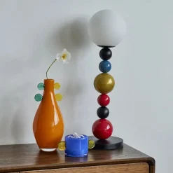Lunava Pop Glass Vase – Colorful Sculptural Gradient Art Vase