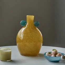 Lunava Pop Glass Vase – Colorful Sculptural Gradient Art Vase