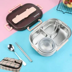 Lunchbox aus Edelstahl – Auslaufsicherer Behälter