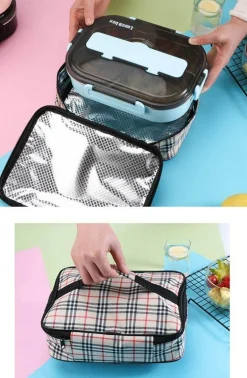 Lunchbox aus Edelstahl – Auslaufsicherer Behälter