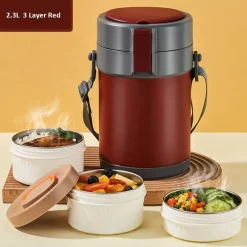 Lunchbox aus Edelstahl – Behälter zur Aufbewahrung von Mahlzeiten