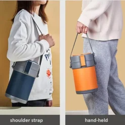 Lunchbox aus Edelstahl – Behälter zur Aufbewahrung von Mahlzeiten