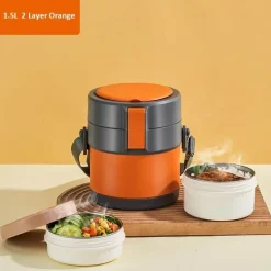 Lunchbox aus Edelstahl – Behälter zur Aufbewahrung von Mahlzeiten