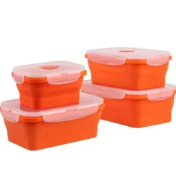 Lunchbox-Set aus Silikon – umweltfreundliche, tragbare Lebensmittelbehälter