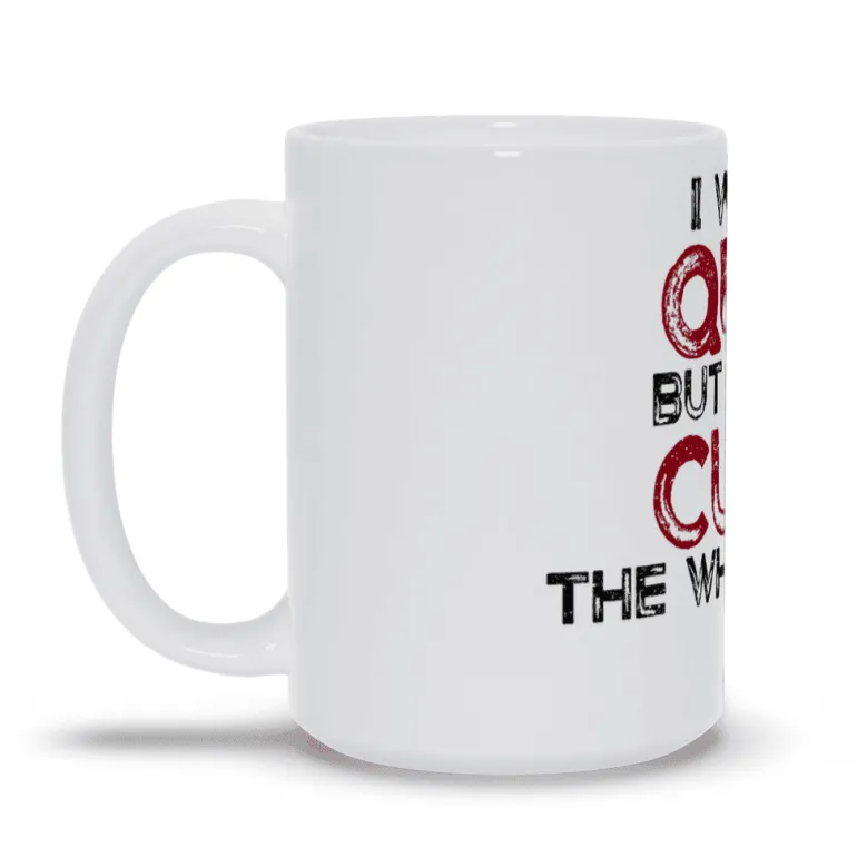 Lustige Kaffeetasse - Cuss But Dont Quit Tasse