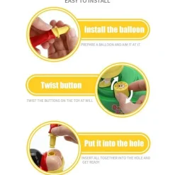 Lustiges Ballon-Pustespielzeug für Kinder