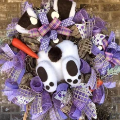 Lustiges Hasen-Türornament – ​​süßes Frühlingsdekor