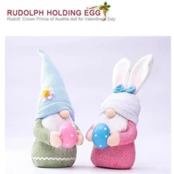 Lustiges Hasen-Türornament – ​​süßes Frühlingsdekor