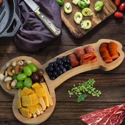 Lustiges Servierbrett mit mehreren Fächern – Snackplatte für Erwachsene