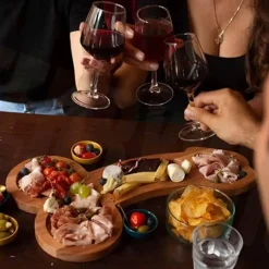 Lustiges Servierbrett mit mehreren Fächern – Snackplatte für Erwachsene