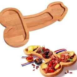 Lustiges Servierbrett mit mehreren Fächern – Snackplatte für Erwachsene