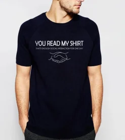Lustiges T-Shirt - Du liest mein Shirt-Design