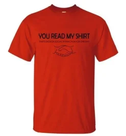 Lustiges T-Shirt - Du liest mein Shirt-Design