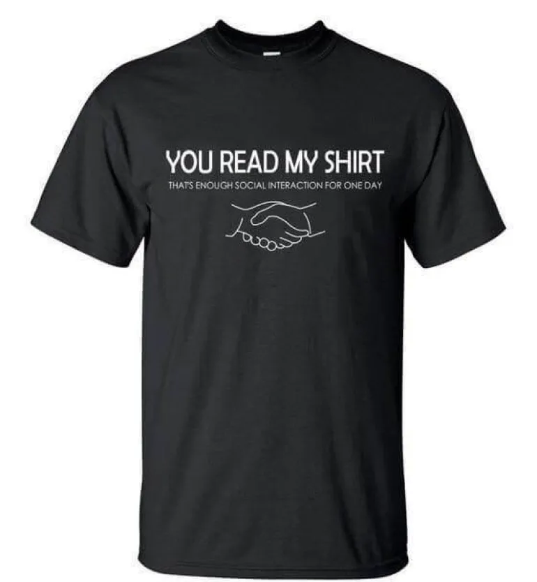 Lustiges T-Shirt - Du liest mein Shirt-Design