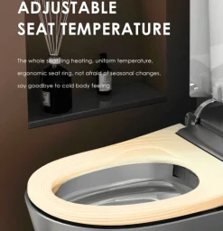 Luxuriöse, intelligente schwimmende Toilette – futuristische Badezimmer-Innovation