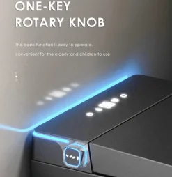 Luxuriöse, intelligente schwimmende Toilette – futuristische Badezimmer-Innovation