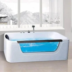 Luxuriöse Spa-Badewanne – Entspannungserlebnis mit Wasserfall