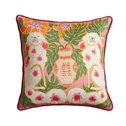 Luxuriöse Staffordshire-Hundekissenbezüge – Mystisches Tierdruck-Dekor