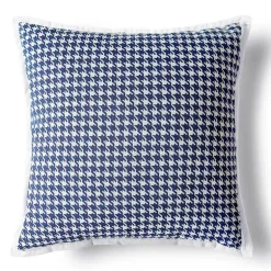 Luxuriöser, blauer getufteter Kissenbezug – bestickte Heimdekoration, 45 x 45 cm, 30 x 50 cm