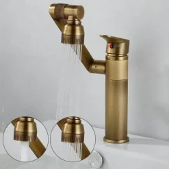 Luxuriöser drehbarer Wasserhahn – elegante Küchen- und Badezimmerarmatur