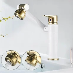 Luxuriöser drehbarer Wasserhahn – elegante Küchen- und Badezimmerarmatur