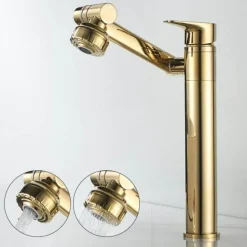 Luxuriöser drehbarer Wasserhahn – elegante Küchen- und Badezimmerarmatur
