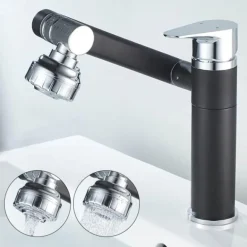 Luxuriöser drehbarer Wasserhahn – elegante Küchen- und Badezimmerarmatur