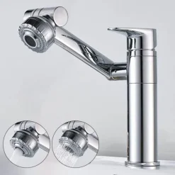 Luxuriöser drehbarer Wasserhahn – elegante Küchen- und Badezimmerarmatur