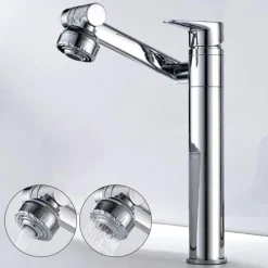 Luxuriöser drehbarer Wasserhahn – elegante Küchen- und Badezimmerarmatur