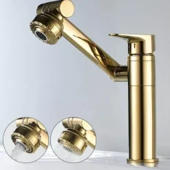 Luxuriöser drehbarer Wasserhahn – elegante Küchen- und Badezimmerarmatur