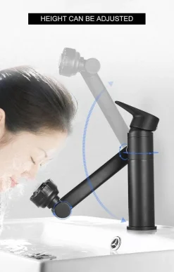 Luxuriöser drehbarer Wasserhahn – elegante Küchen- und Badezimmerarmatur