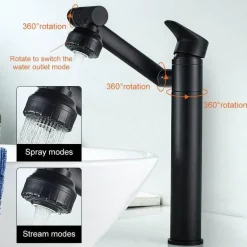 Luxuriöser drehbarer Wasserhahn – elegante Küchen- und Badezimmerarmatur