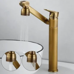 Luxuriöser drehbarer Wasserhahn – elegante Küchen- und Badezimmerarmatur