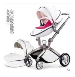 Luxuriöser 3-in-1-Kinderwagen - Europäischer Hochlandschafts-Modekinderwagen
