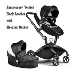 Luxuriöser 3-in-1-Kinderwagen - Europäischer Hochlandschafts-Modekinderwagen