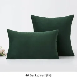 Luxuriöser Kissenbezug aus Samt – weicher Euro-Kissenbezug in mehreren Farben und Größen