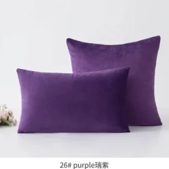 Luxuriöser Kissenbezug aus Samt – weicher Euro-Kissenbezug in mehreren Farben und Größen