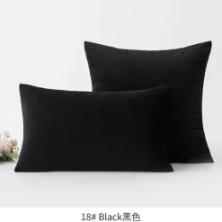 Luxuriöser Kissenbezug aus Samt – weicher Euro-Kissenbezug in mehreren Farben und Größen