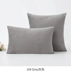 Luxuriöser Kissenbezug aus Samt – weicher Euro-Kissenbezug in mehreren Farben und Größen