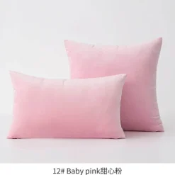 Luxuriöser Kissenbezug aus Samt – weicher Euro-Kissenbezug in mehreren Farben und Größen