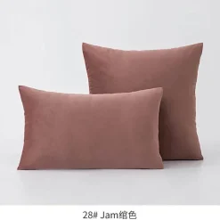 Luxuriöser Kissenbezug aus Samt – weicher Euro-Kissenbezug in mehreren Farben und Größen