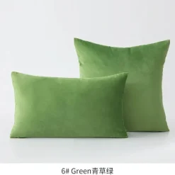 Luxuriöser Kissenbezug aus Samt – weicher Euro-Kissenbezug in mehreren Farben und Größen