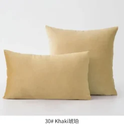 Luxuriöser Kissenbezug aus Samt – weicher Euro-Kissenbezug in mehreren Farben und Größen