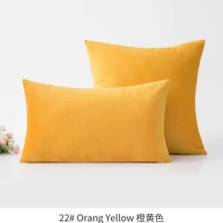 Luxuriöser Kissenbezug aus Samt – weicher Euro-Kissenbezug in mehreren Farben und Größen