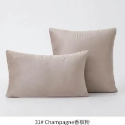 Luxuriöser Kissenbezug aus Samt – weicher Euro-Kissenbezug in mehreren Farben und Größen